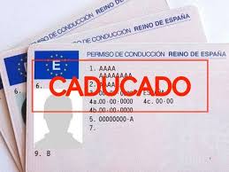 carnet de conducir caducado